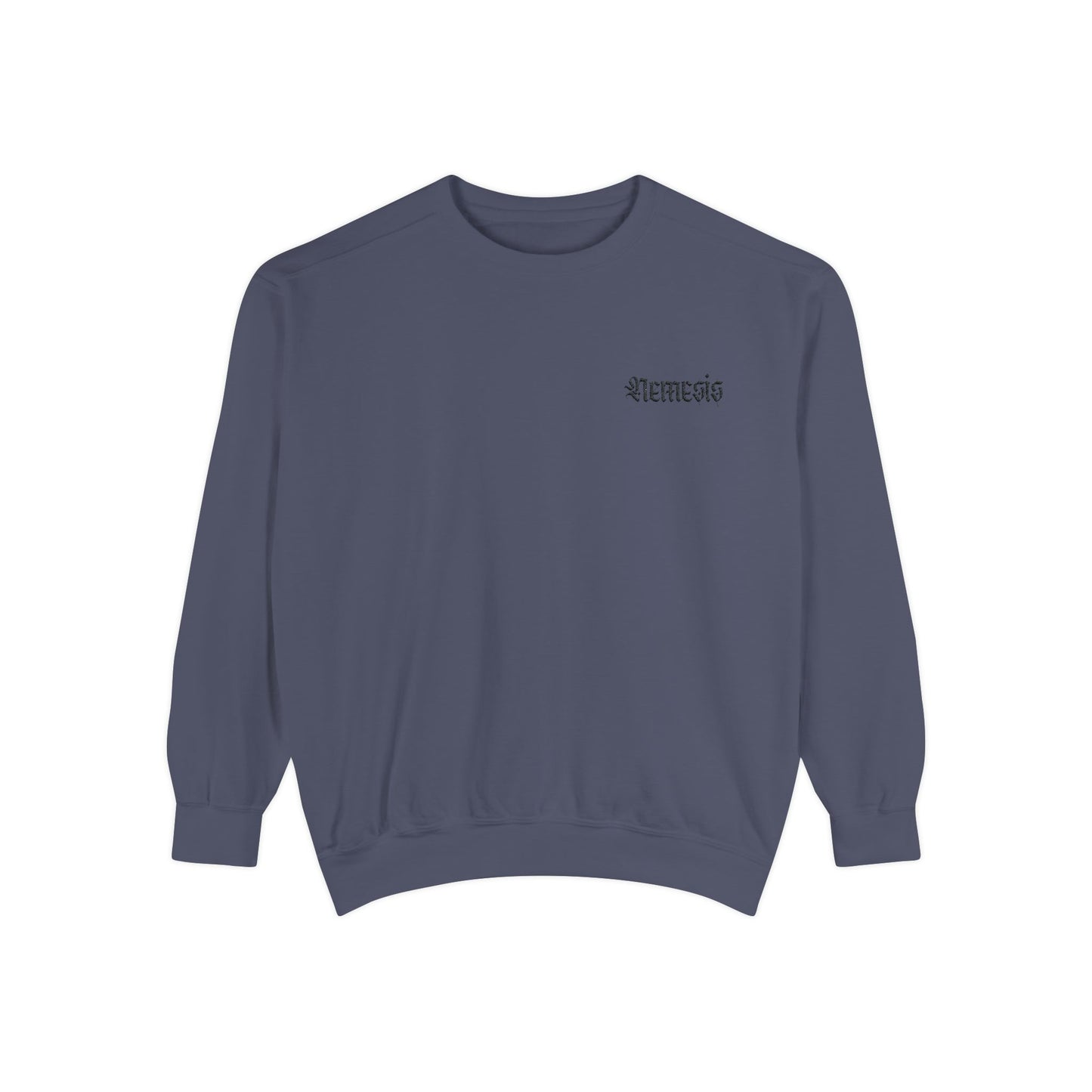 NEMESIS Unisex Garment-Dyed Sweatshirt - Nemesis Collection, Cozy Streetwear for Every Occasion