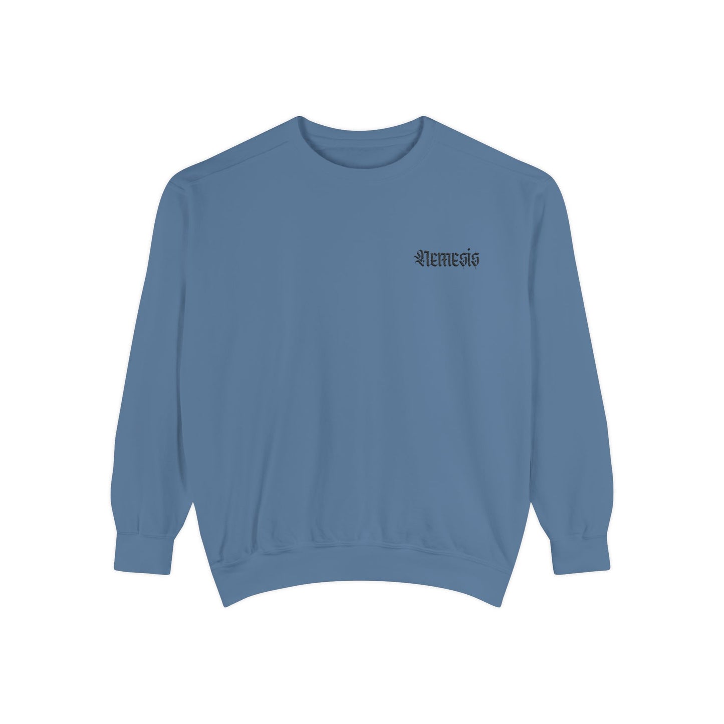 NEMESIS Unisex Garment-Dyed Sweatshirt - Nemesis Collection, Cozy Streetwear for Every Occasion