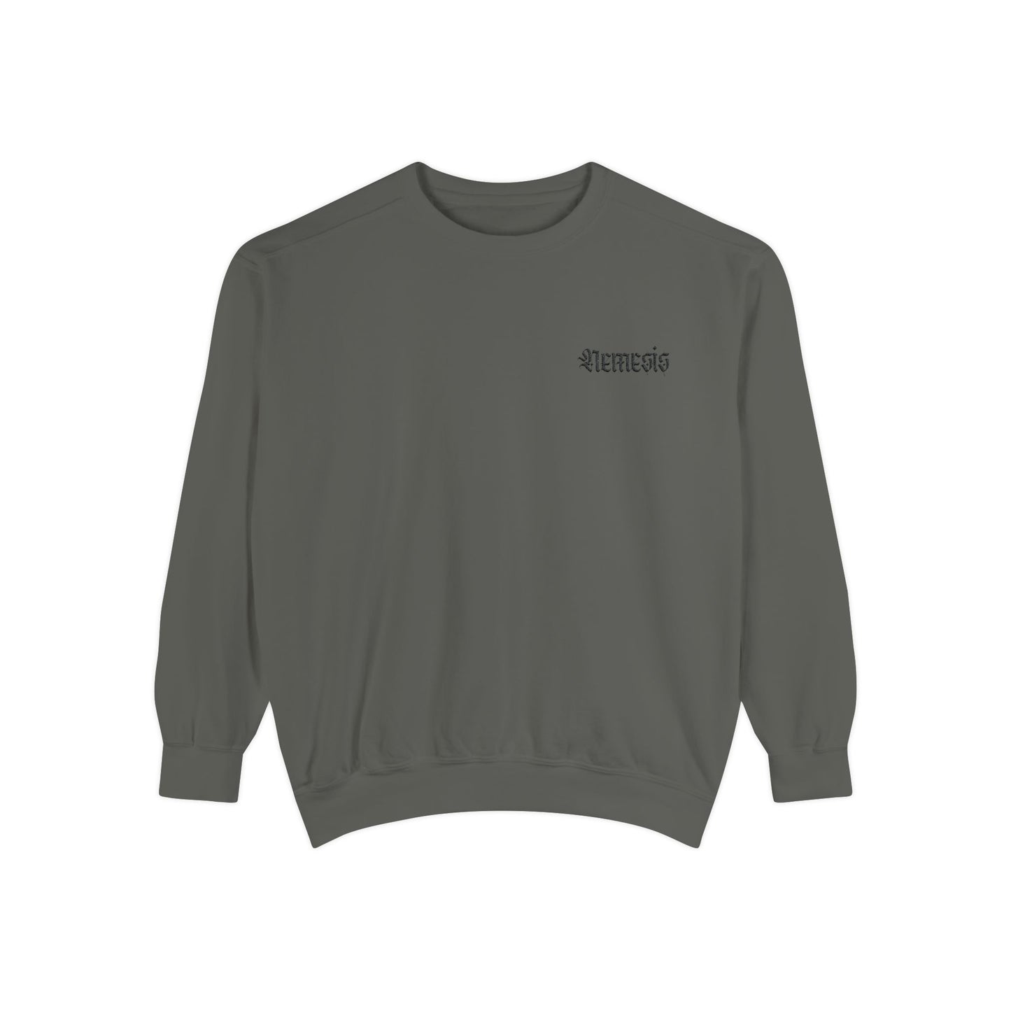 NEMESIS Unisex Garment-Dyed Sweatshirt - Nemesis Collection, Cozy Streetwear for Every Occasion