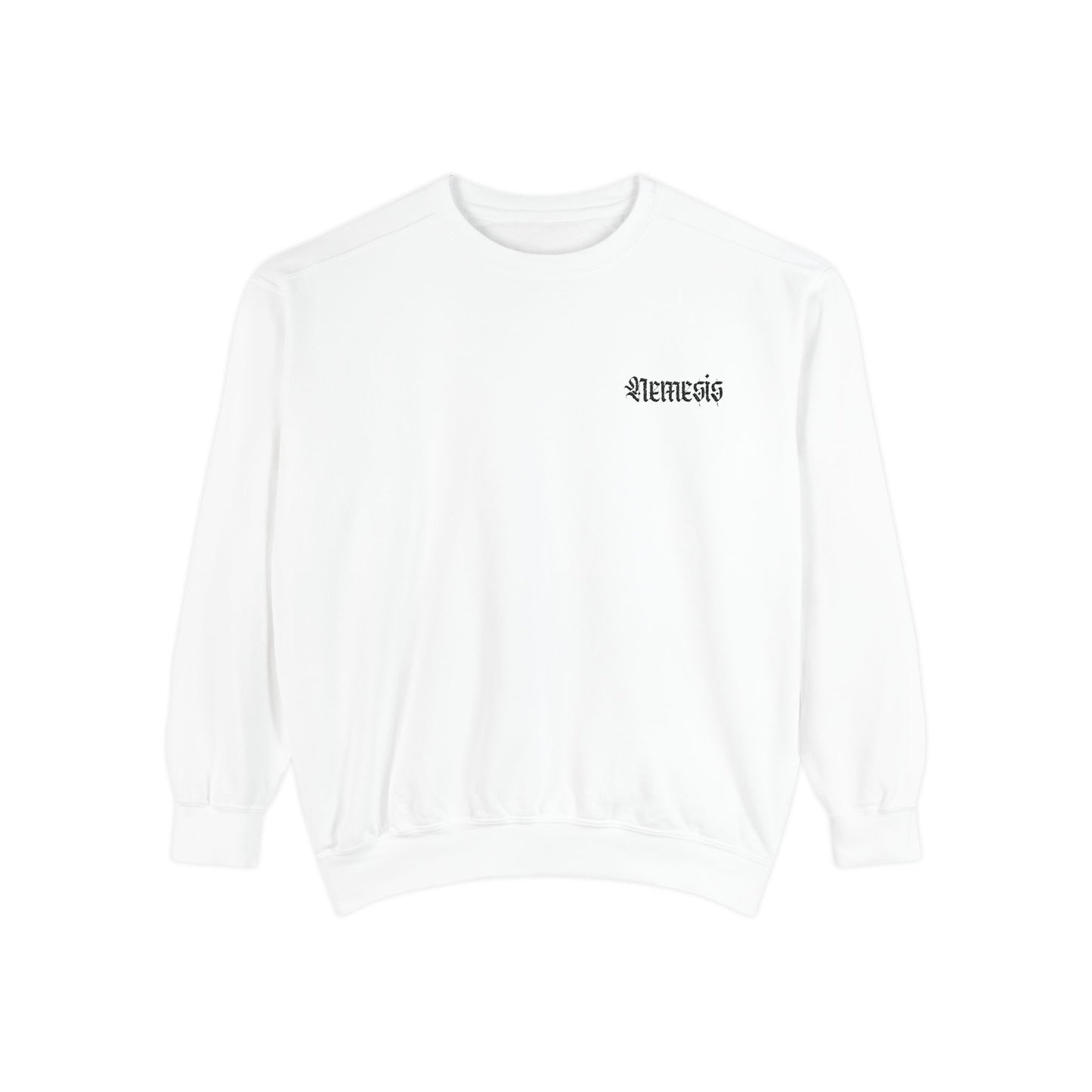 NEMESIS Unisex Garment-Dyed Sweatshirt - Nemesis Collection, Cozy Streetwear for Every Occasion